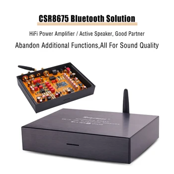 Музыкальный ресивер Hi-end Bluetooth 5,0 для домашней аудиосистемы, усилитель/адаптер активной колонки CSR8675, поддерживает схему SBC/AAC/APTX