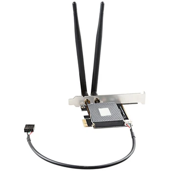 Настольный Wifi-адаптер MINI PCIE PCI-E X1, беспроводной WiFi сетевой адаптер, карта-конвертер, поддержка Bluetooth для ПК