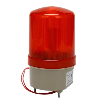 5X Промышленная мигающая звуковая сигнализация, BEM-1101J 220V Красная светодиодная сигнальная лампа, Система вращающейся подсветки Изображение 2