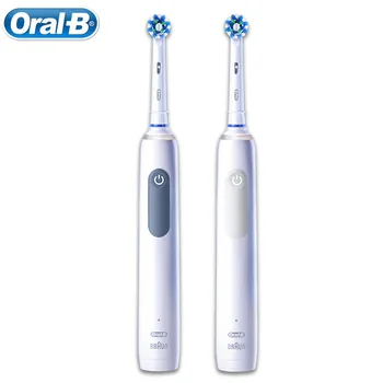 Интеллектуальная электрическая зубная щетка Oral B Pro 2000 3D Sonic Cross Action Clean, умный датчик давления, таймер на 2 минуты, Перезаряжаемая щетка Изображение 2