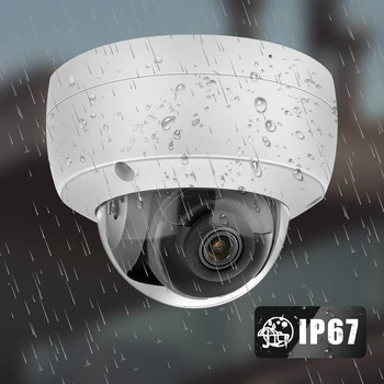 Vikylin IP-камера AcuSense 4MP IR PoE OEM Hik DS-2CD2146G2-ISU Встроенный микрофон Видеонаблюдение CCTV Домашняя Безопасность IP67 Изображение 2