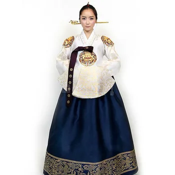 Платье Ханбок, традиционный корейский церемониальный костюм ДАНГУЙ, Корейский королевский костюм
