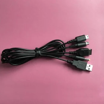 100шт Универсальный 7в1 портативный Кабель Зарядного устройства USB-Кабель для Зарядки Шнур для игровой консоли PSP2000/PSP3000/ND SL/ND SI/3DS/SP Изображение 2