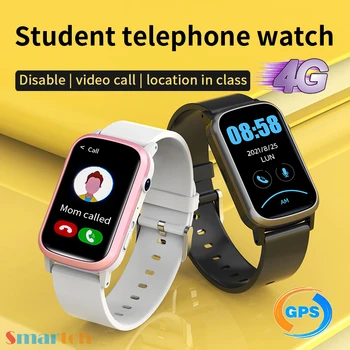 4G Детские смарт-часы с функцией отслеживания видеозвонков, Водонепроницаемая GPS-камера определения местоположения в реальном времени, Beidou LBS SOS WIFI, Детские умные часы с SIM-картой