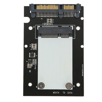 MSATA SSD на 2,5 дюйма SATA 6,0 GPS Адаптер Модуль конвертера Плата Mini Pcie SSD Высокого качества MSATA SSD на SATA Изображение 2