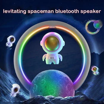 Новый Bluetooth Динамик Подвеска Spaceman Аудио Высокоточный Сабвуфер TWS Двойной Креативный Орнамент Астронавт Новинка Подарок Изображение 2