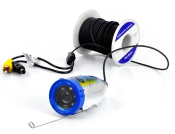 Камера для подводной рыбалки 12 белых светодиодов Длина кабеля 15 м Инспекционная камера видеонаблюдения Изображение 2