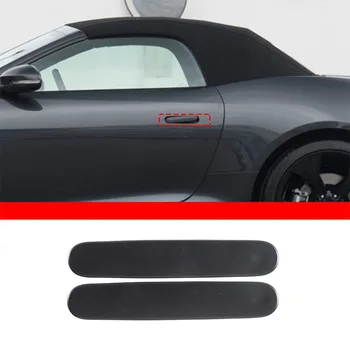 Внешняя наклейка на ручку для Jaguar F-TYPE F Type 2013-2024, Декоративная крышка дверной ручки автомобиля, ABS, Матовые черные Аксессуары