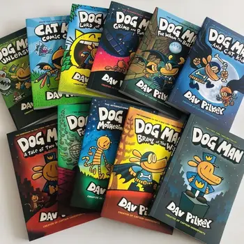 Собака-детектив, человек-собака, кошка, комиксы, клубные книги для детей, книги рассказов для детей, английский, манга, книга на английском