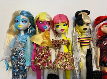 Оригинальные куклы Bratzillaz, кукла для девочек, Модные волосы, смешанная кожа, 11 Суставов, Bratzdoll, Лучший подарок Изображение 2