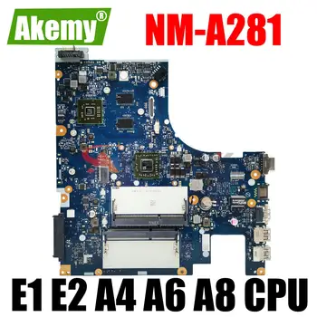 Материнская плата G50-45 NM-A281 для ноутбука LENOVO G50-45 NM-A281 Материнская плата с процессором R5 M230 2G GPU AMD E1 E2 A4 A6 A8