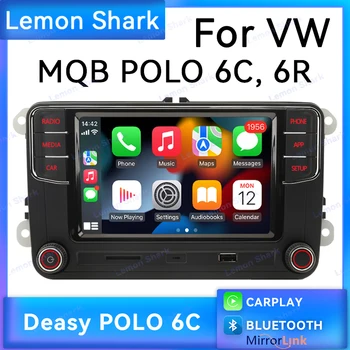 Автомобильный радиоприемник Deasy MIB Carplay для VW MQB POLO 6C 6R Bluetooth Стерео Mirrorlink Navigater 6,5 дюймов Многопользовательский USB SD Встроенный микрофон