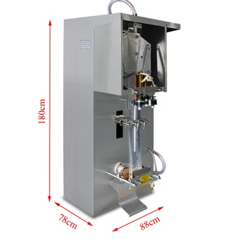 400 Вт Простая в эксплуатации машина для упаковки жидкости в пакетики с вертикальным заполнением и уплотнением Автоматической упаковочной машины для жидкости Изображение 2