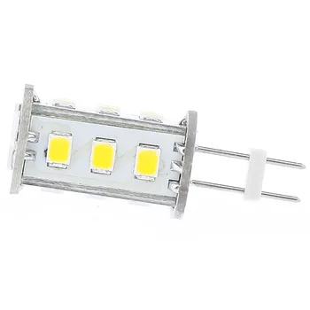 Светодиодная лампа G4 15led Super Bright 2835SMD в качестве источника света Мощностью до 2200ЛМ, лампа с регулируемой яркостью 12 В 24 В, 5 шт./лот