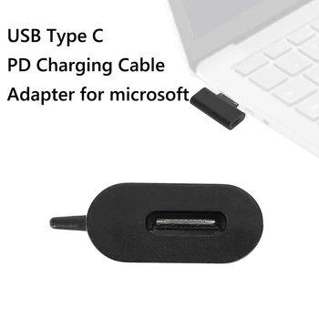 Для Microsoft Surface Pro 3-6 Go USB C PD, штекер для быстрой зарядки, конвертер для Surface Book, разъем USB Type C, женский адаптер, Новый Изображение 2