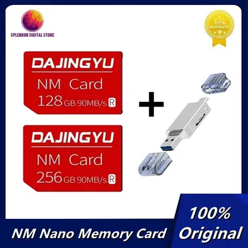 Оригинальная карта NM card 128G 256GB Nano Карта памяти для Huawei Mate40 Mate30 X Pro P30 P40 Pro серии Nova5 6 MatePad 90 МБ/с.