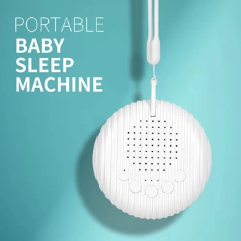 Аппарат с белым шумом и 10 естественными звуками, отключающийся по времени, Уход за ребенком, Снотворное, Терапевтическое устройство, Расслабляющий ночной помощник