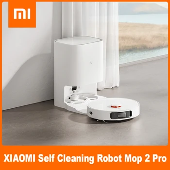 XIAOMI MIJIA самоочищающийся робот-пылесос Mop 2 Pro 4000 PA Умный робот для уборки дома Инструменты для уборки грязи Навигация LDS