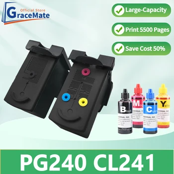 Чернильный картридж PG240 CL241, Совместимый для принтера Canon pixma cartridge MX432 MX479 MX532 MG2120 MG3120 MG3520 MG4120 TS5120