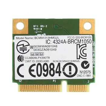 Новая 150 М Беспроводная Wifi Мини-карта PCI-E Для Dell DW1501 0K5Y6D Broadcom BCM94313HMG2L Изображение 2