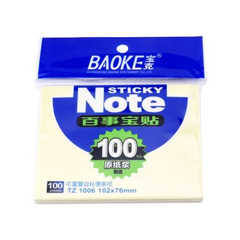 BAOKE TZ1006 Sticky Note 100 листов 102 × 76 мм