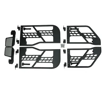 Оптовая Продажа Совместимость С Автомобильными дверями Jeep Wrangler JL 2018-2021 Трубчатые 4 Двери с зеркалом заднего вида