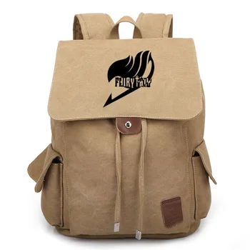Fairy Tail Косплей Холст Студенческая школьная сумка на плечо Рюкзак Подростковый Дорожный Рюкзак Подарок