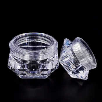 Акриловый прозрачный флакон для крема с бриллиантами 5g10g15g20g50g косметический флакон для крема для глаз прозрачный акриловый материал Бутылки для крема