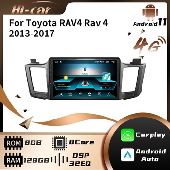 2 Din Для Toyota RAV4 Rav 4 2013-2017 Android Автомобильный Стерео Мультимедийный Плеер Навигация Рамка Головного Устройства Радио GPS Экран Авторадио