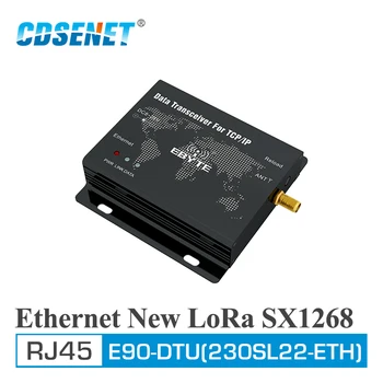 E90-DTU (230SL22-ETH) SX1268 RJ45 Ethernet Новый Беспроводной модем LoRa 230 МГц Ethernet Прозрачный Модуль Передачи
