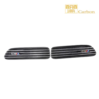 ABS Хромированная Черная Боковая вентиляционная решетка Для E90 E46 M3 Декоративная отделка крыла 2005-2012