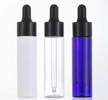 30 мл прозрачная бутылка-капельница для сыворотки/эфирного масла/эссенции/воды/жидкости пластиковая бутылка косметическая упаковка