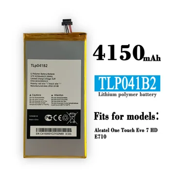 TLP041B2 100% Оригинал Высокого Качества Для Alcatel One Touch EVO 7 HD E710 Телефон Bateria 4150 мАч TLP041B2 Внутренние литиевые батареи