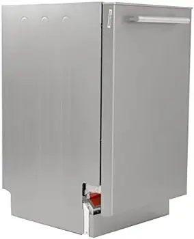 Встроенная 18-дюймовая посудомоечная машина DWF18V0W с 3 вариантами мытья и 6 автоматическими циклами, конструкция из нержавеющей стали с электронным управлением. Изображение 2