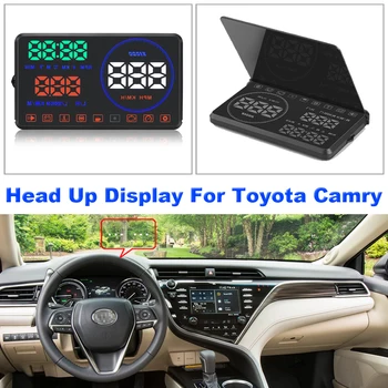 Для Toyota Camry XV50/XV70 2011-2017 2018 2019 2020 Автомобильные Электронные Автоаксессуары Головной Дисплей HUD Сигнализация Скорости Plug & Play