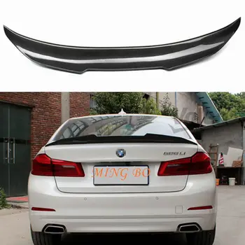 Для BMW 5 серии G30 G38 & M5 F90 PSM Стиль Задний спойлер из углеродного волокна, крыло багажника, 2016-2023, FRP, кованый углерод