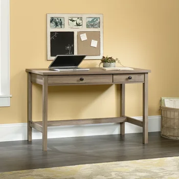 Письменный стол County Line, отделка из соляного дуба, Письменный стол для ноутбука, Рабочий стол в спальне