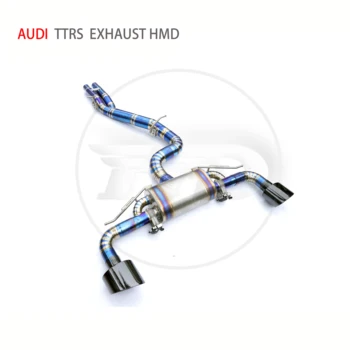 Выпускной коллектор из титанового сплава, водосточная труба, подходит для электронного клапана автоматической модификации Audi TTRS