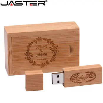 Флэш-накопители JASTER USB 2.0 128 ГБ с Бесплатным пользовательским логотипом Maple wood Memory stick 64 ГБ Флеш-накопитель 32 ГБ Креативные подарки U-Диск Для Ноутбука Изображение 2