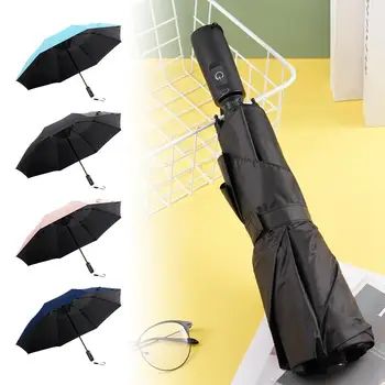 Новый Охлаждающий зонт с вентилятором, креативные Солнцезащитные обратные зонты, Складной зонт для прямой поставки F3C8