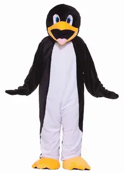 Новый Взрослый Горячий костюм Талисмана из пенопласта с милым пингвином из Мультфильма, Плюшевое Рождественское маскарадное платье, костюм Талисмана на Хэллоуин