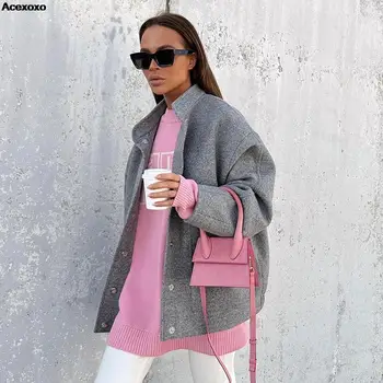 Осенне-зимнее новое женское модное повседневное высококачественное пальто для пригородных поездок Изображение 2
