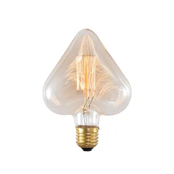 Винтажная лампа Эдисона e27 лампа накаливания 4 Вт светодиодная лампа накаливания с регулируемой яркостью для домашнего декора 40 Вт вольфрамовая лампа