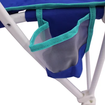 Складное Пляжное кресло-мешок с жесткими подлокотниками из 2 предметов и сумкой для переноски, синий, 8,3 фунта, 26,38x23,03x31,10 дюйма Изображение 2