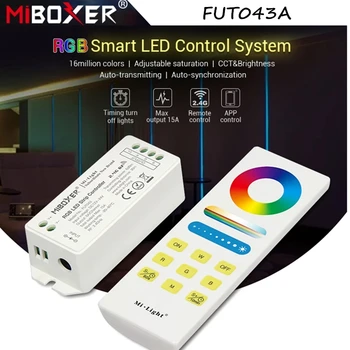Miboxer FUT043 FUT044 FUT045 FUT043A FUT044A FUT045A Интеллектуальная светодиодная система управления RGB RGBW RGB + CCT Функция Контроллера светодиодной Ленты Изображение 2