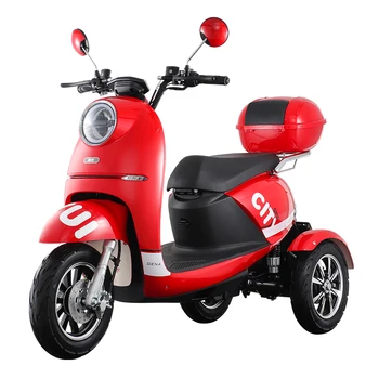 3-колесный электрический скутер 500 Вт, мобильный скутер 48 В, батарея 20ah, электрический скутер для взрослых, электрический трехколесный велосипед, мотоцикл