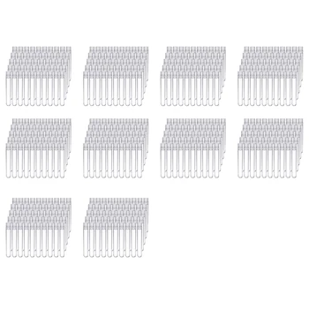 1000 шт. прозрачные пластиковые пробирки с белыми завинчивающимися крышками Контейнеры для образцов Бутылки с нажимными крышками 12x75 мм