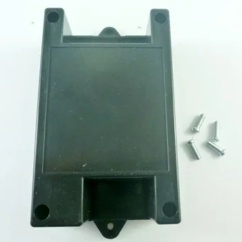 Черный пластиковый корпус Корпус из материала ABS Распределительная коробка для электронных модулей RS485 RS232 WiFi Реле Контроллер двигателя Изображение 2