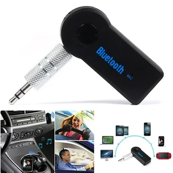 Беспроводной Bluetooth Музыкальный приемник Адаптер Аудио 3,5 мм Стерео A2DP Потоковая передача музыки Автомобильный комплект для автомобиля AUX IN Домашний динамик MP3