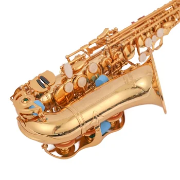 Музыкальный инструмент Starway Carving Bb Key Мини Латунный саксофон для студентов Изображение 2